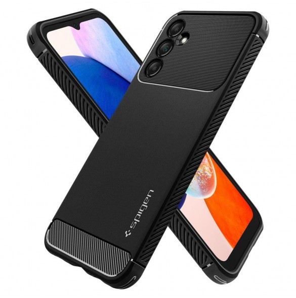 Spigen RUGGED ARMOR GALAXY A14 5G MATSVART