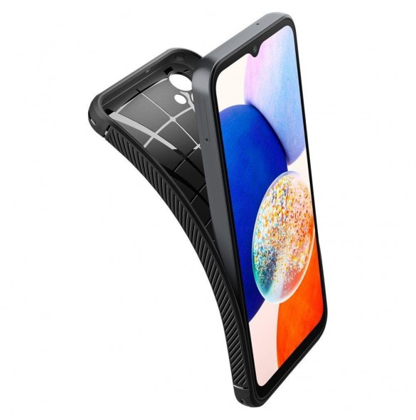 Spigen RUGGED ARMOR GALAXY A14 5G MATSVART