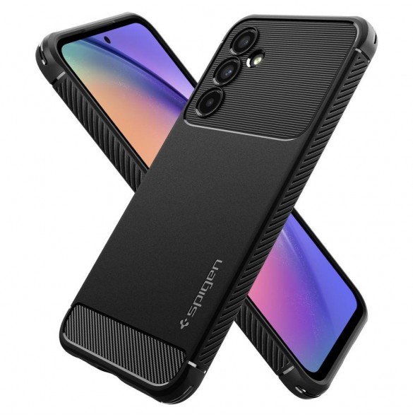 Spigen RUGGED ARMOR GALAXY A54 5G MATSVART