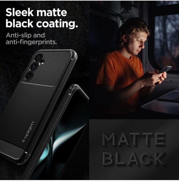 Spigen RUGGED ARMOR GALAXY A54 5G MATSVART