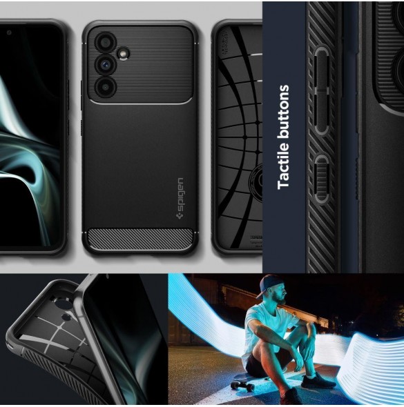 Spigen RUGGED ARMOR GALAXY A54 5G MATSVART