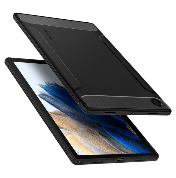 Spigen RUGGED ARMOR GALAXY TAB A8 10,5 X200 / X205 MATSVART