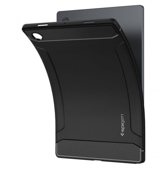 Spigen RUGGED ARMOR GALAXY TAB A8 10,5 X200 / X205 MATSVART