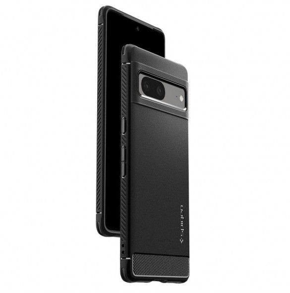 Spigen RUGGED ARMOR GOOGLE PIXEL 7 MATSVART