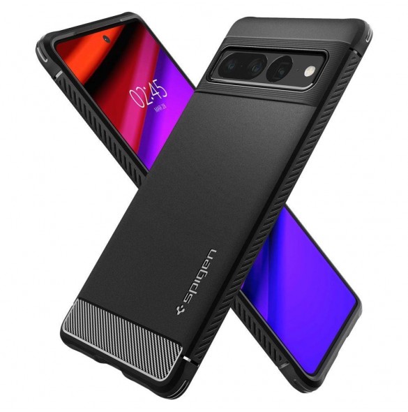 Spigen RUGGED ARMOR GOOGLE PIXEL 7 PRO MATSVART
