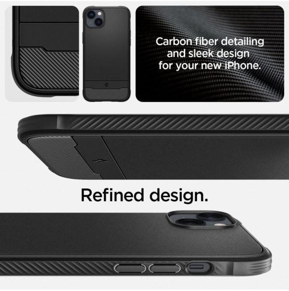 Spigen RUGGED ARMOR MAG MAGSAFE IPHONE 14 PLUS MATSVART
