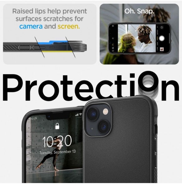 Spigen RUGGED ARMOR MAG MAGSAFE IPHONE 14 PLUS MATSVART