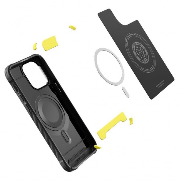 Spigen RUGGED ARMOR MAG MAGSAFE IPHONE 14 PRO MATTE SVART