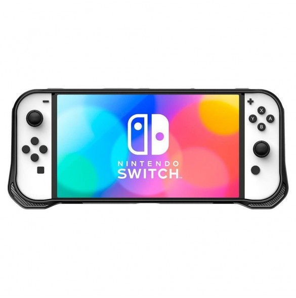 Spigen RUGGED ARMOR NINTENDO SWITCH OLED MATSVART