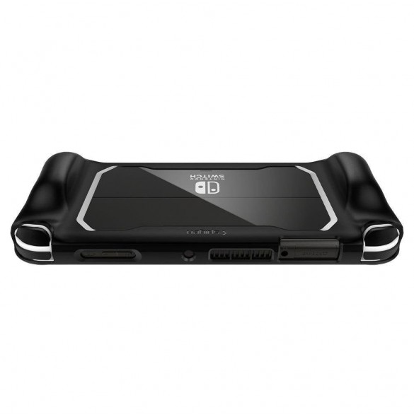 Spigen RUGGED ARMOR NINTENDO SWITCH OLED MATSVART