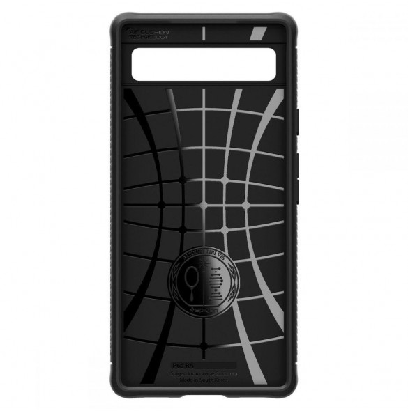Spigen Rugged Armor telefonfodral för Google Pixel 6A svart