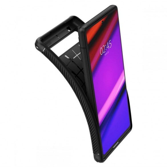 Spigen Rugged Armor telefonfodral för Google Pixel 6A svart