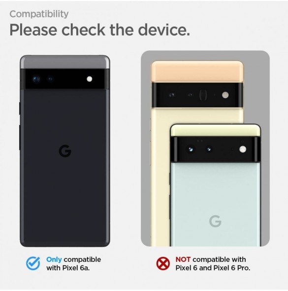 Spigen Rugged Armor telefonfodral för Google Pixel 6A svart