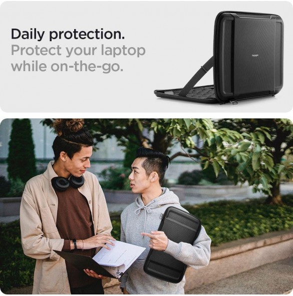 Spigen RUGGED ARMOR POUCH" PRO" LAPTOP 13-14 SVART