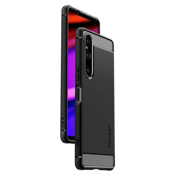 Spigen RUGGED ARMOR SONY XPERIA 1 V MATSVART