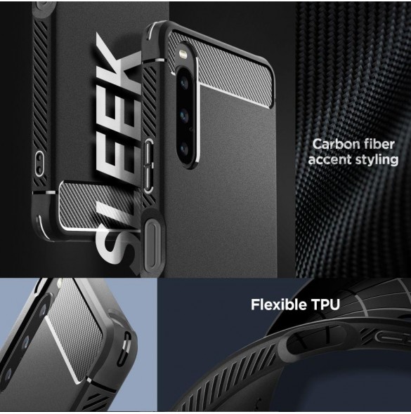 Spigen RUGGED ARMOR SONY XPERIA 1 V MATSVART