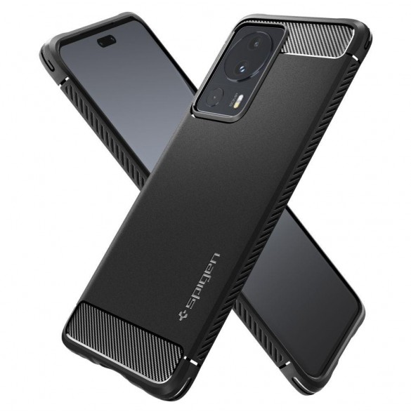 Spigen RUGGED ARMOR XIAOMI 13 LITE MATSVART