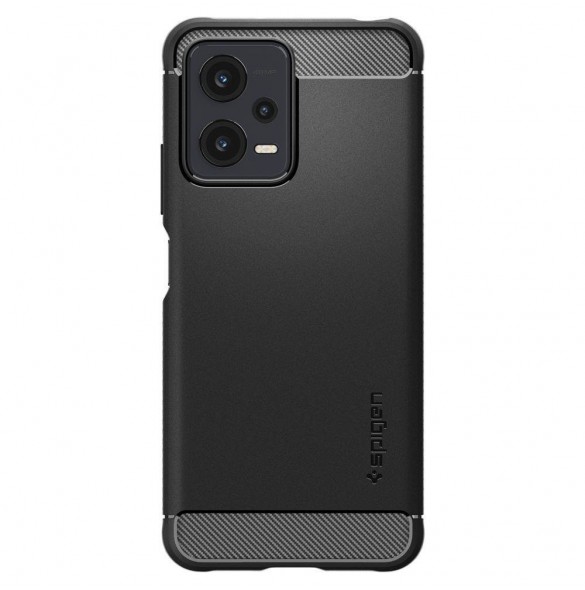 Spigen RUGGED ARMOR XIAOMI REDMI NOTE 12 5G / POCO X5 5G MATSVART