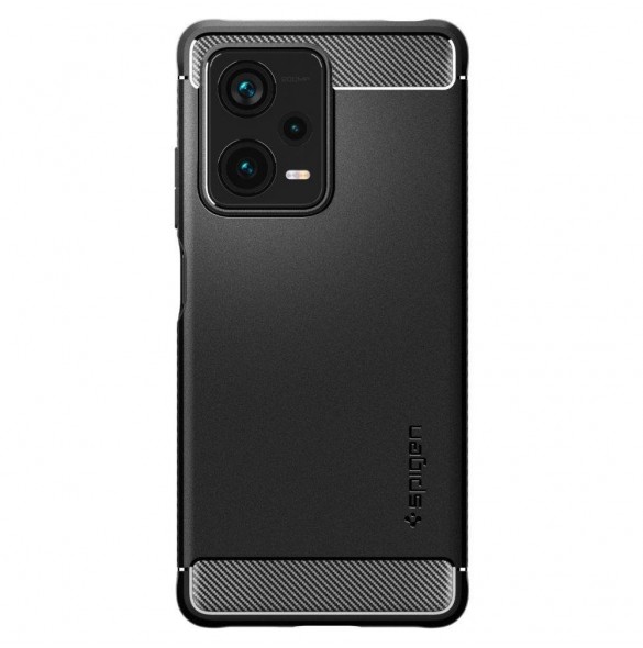 Spigen RUGGED ARMOR XIAOMI REDMI NOTE 12 PRO+ PLUS 5G MATSVART