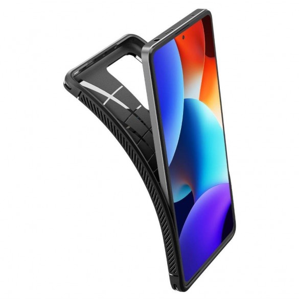 Spigen RUGGED ARMOR XIAOMI REDMI NOTE 12 PRO+ PLUS 5G MATSVART