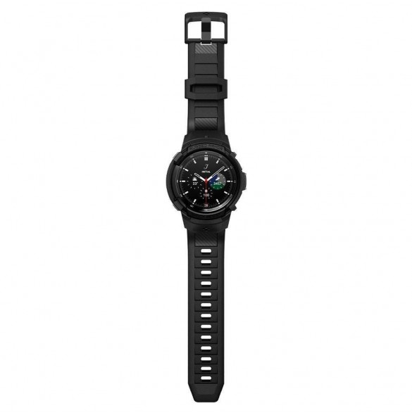 Spigen RUGGED ARMOR" PRO" GALAXY Watch 4 CLASSIC 46 MM MATSVART