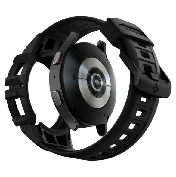 Spigen RUGGED ARMOR" PRO" GALAXY Watch 4/5 (44 MM) SVART