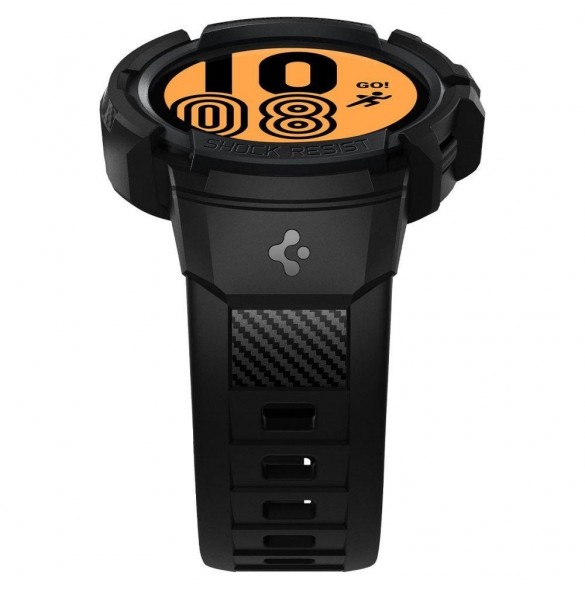 Spigen RUGGED ARMOR" PRO" GALAXY Watch 4/5 (44 MM) SVART
