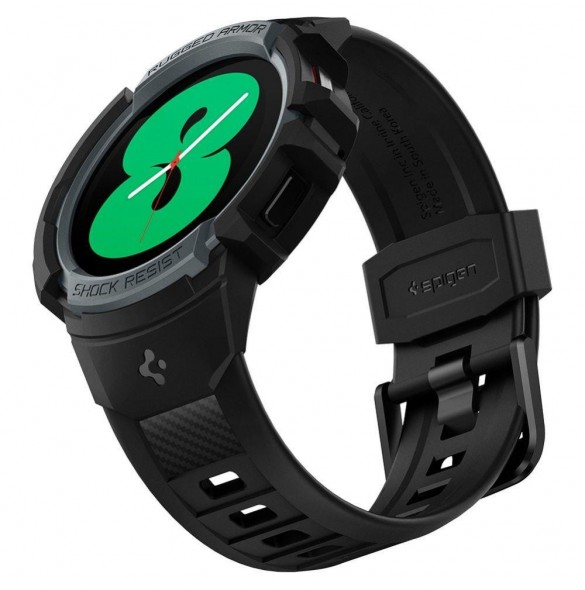 Spigen RUGGED ARMOR" PRO" GALAXY Watch 4/5 44MM CHARCOAL GREY