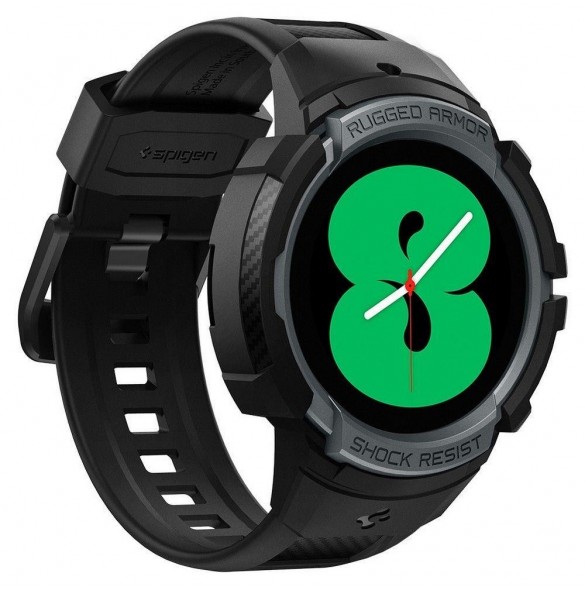 Spigen RUGGED ARMOR" PRO" GALAXY Watch 4/5 44MM CHARCOAL GREY