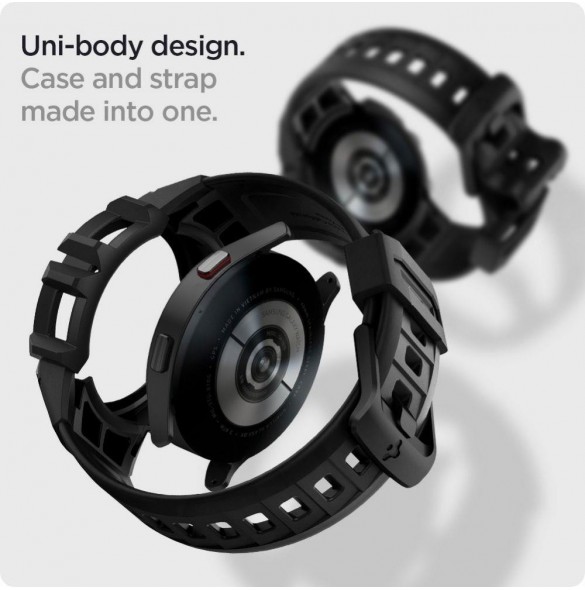 Spigen RUGGED ARMOR" PRO" GALAXY Watch 4/5 44MM CHARCOAL GREY