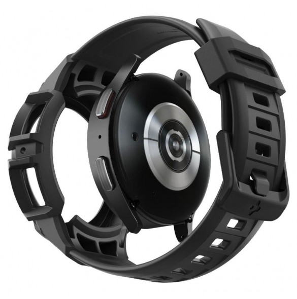 Spigen RUGGED ARMOR" PRO" GALAXY Watch 5 PRO (45 MM) SVART