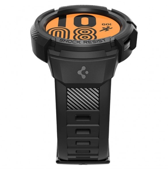Spigen RUGGED ARMOR" PRO" GALAXY Watch 5 PRO (45 MM) SVART