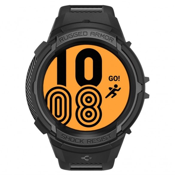 Spigen RUGGED ARMOR" PRO" GALAXY Watch 5 PRO (45 MM) SVART