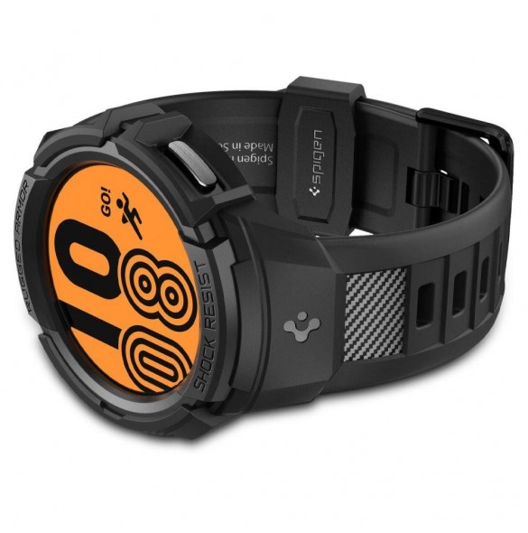 Spigen RUGGED ARMOR" PRO" GALAXY Watch 5 PRO (45 MM) SVART