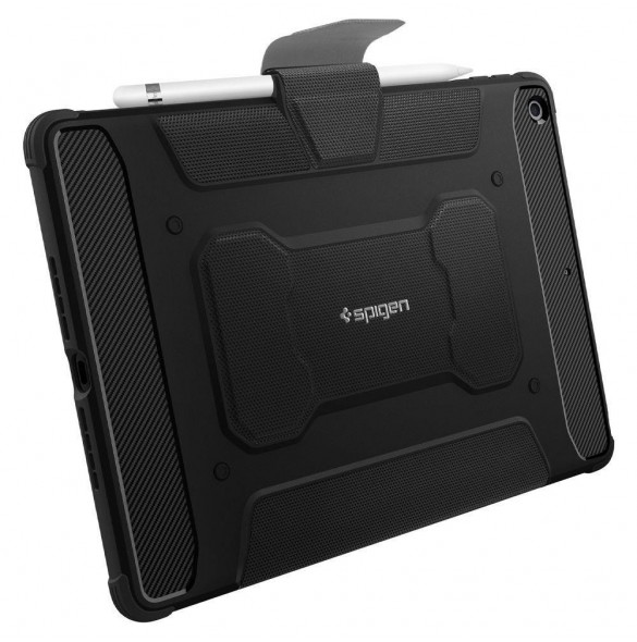 Spigen RUGGED ARMOR" PRO" IPAD 10.2 2019 / 2020 / 2021 SVART