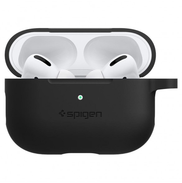Spigen SILIKON PASSAR Apple AIRPODS PRO 1 SVART