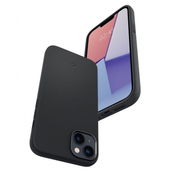 Spigen SILICONE FIT MAG MAGSAFE IPHONE 14 PLUS SVART