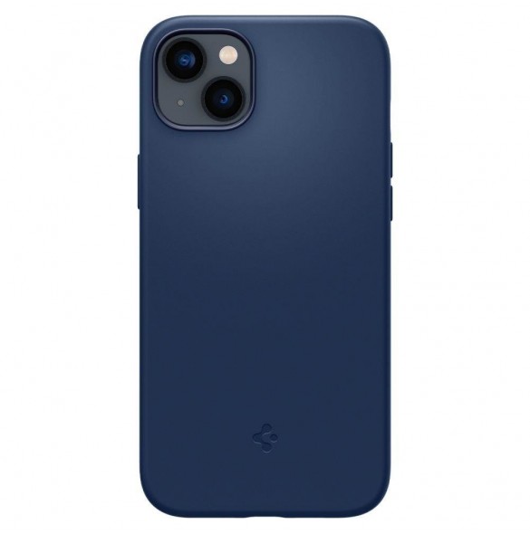 Spigen SILICONE FIT MAG MAGSAFE IPHONE 14 PLUS MARINBLÅ