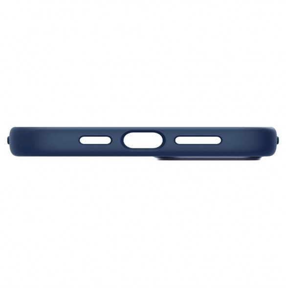 Spigen SILICONE FIT MAG MAGSAFE IPHONE 14 PLUS MARINBLÅ