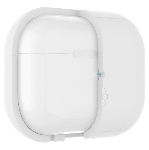 Spigen SILIKON FIT STRAP Apple AIRPODS PRO 1/2 VIT/GRÅ