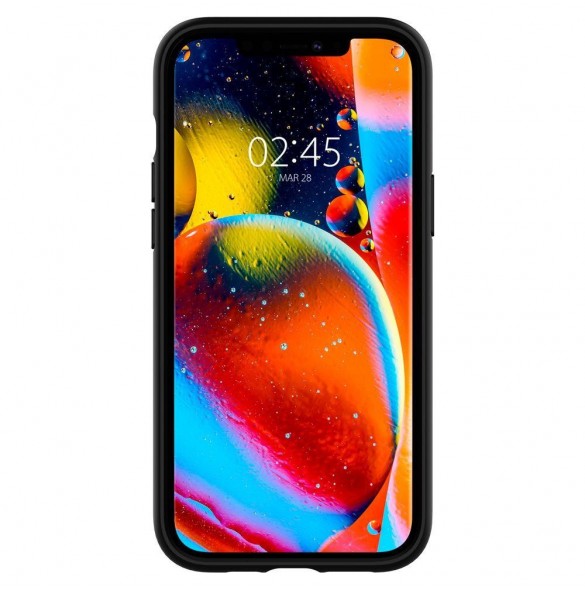 Spigen SLIM ARMOR CS IPHONE 12/12 PRO SVART