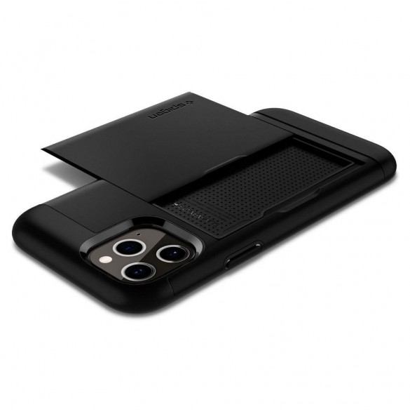 Spigen SLIM ARMOR CS IPHONE 12/12 PRO SVART