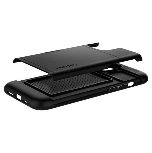 Spigen SLIM ARMOR CS IPHONE 12/12 PRO SVART