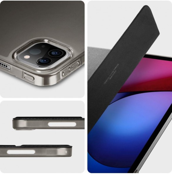 Spigen SMART FOLD IPAD PRO 12.9 2021 / 2022 SVART