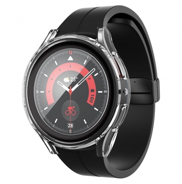 Spigen THIN FIT & TEMPERED GLASS GALAXY Watch 5 PRO (45 MM) CRYSTAL CLEAR