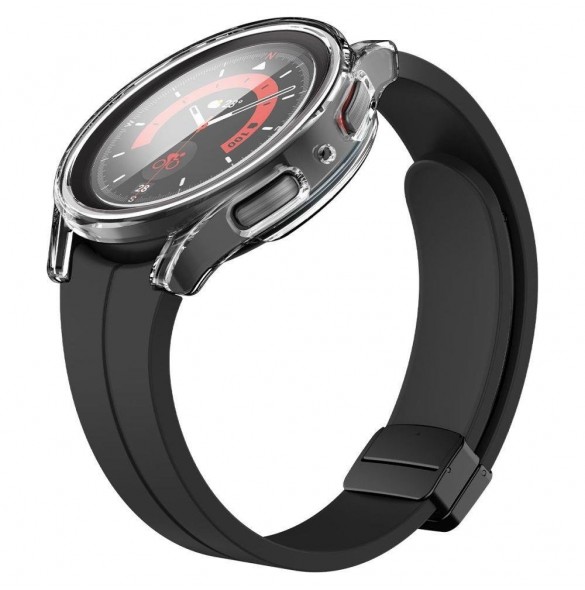 Spigen THIN FIT & TEMPERED GLASS GALAXY Watch 5 PRO (45 MM) CRYSTAL CLEAR