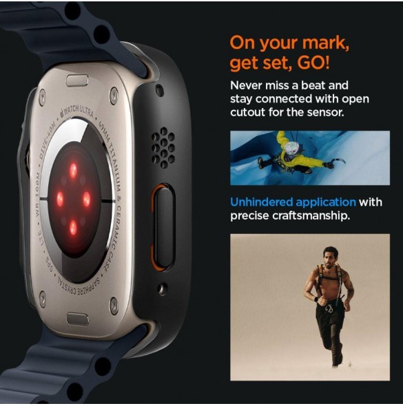 SPIGEN THIN FIT 360 APPLE WATCH ULTRA (49 MM) SVART