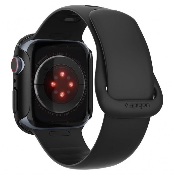 Spigen THIN FIT Apple Watch 7 (45MM) SVART