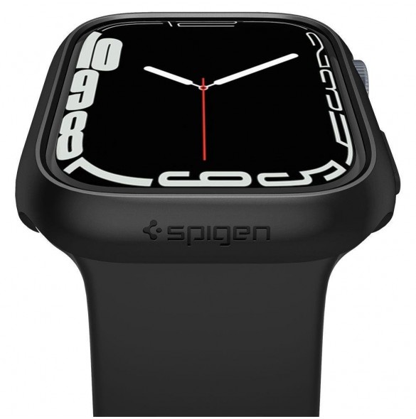 Spigen THIN FIT Apple Watch 7 (45MM) SVART