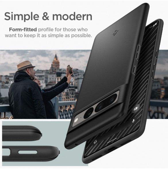Spigen Thin Fit fodral för Google Pixel 7 Pro svart